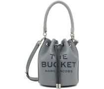 Gray 'The Leather Bucket' Bag