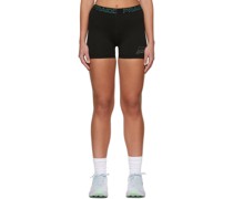 Black Hurdle Dry Fit Running Sport Shorts