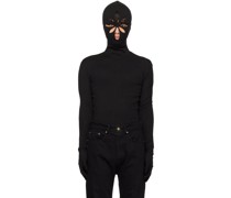 SSENSE Exclusive Black Mask Tight Hoodie
