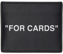 Black 'For Cards' Card Holder
