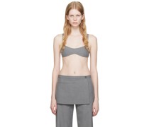 Gray Demie Top