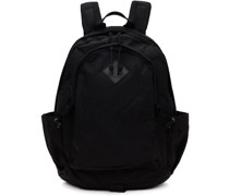 Black Daypack 2 Compartments Backpack