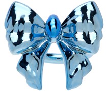 SSENSE Exclusive Blue Bow Ring