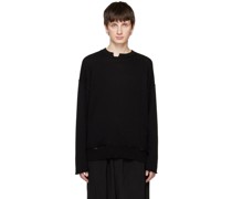 Black Cutout Sweater