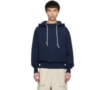 Navy Patch Pocket Hoodie