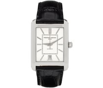 Black & Silver Classics Carrée Automatic Watch