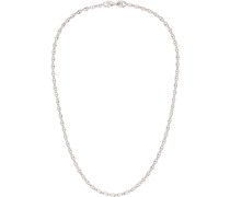 Silver Bean Chain Necklace
