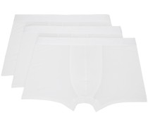 Three-Pack White Boxer Briefs