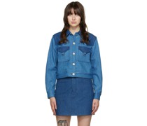 SSENSE Exclusive Blue Alia Denim Jacket