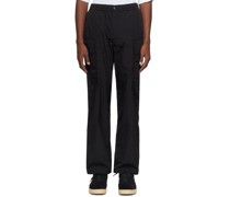 Black Jogger Cargo Pants