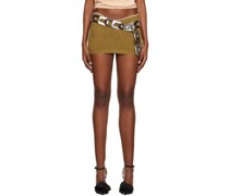 SSENSE Exclusive Khaki Miniskirt