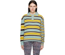 Blue & Yellow Stripe Polo