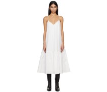 White Avarie Midi Dress