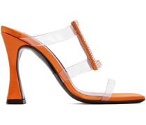 Orange Hoya Heeled Sandals