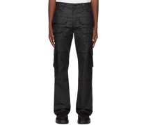 Black Roman Cargo Pants
