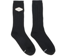 Black Fluic Socks