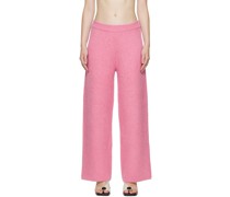 Pink Brushed Trousers