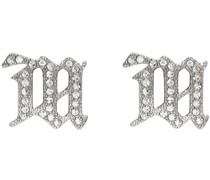 Silver Zircon M Earrings