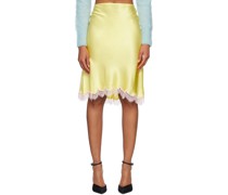 Yellow & Pink Sprite Midi Skirt