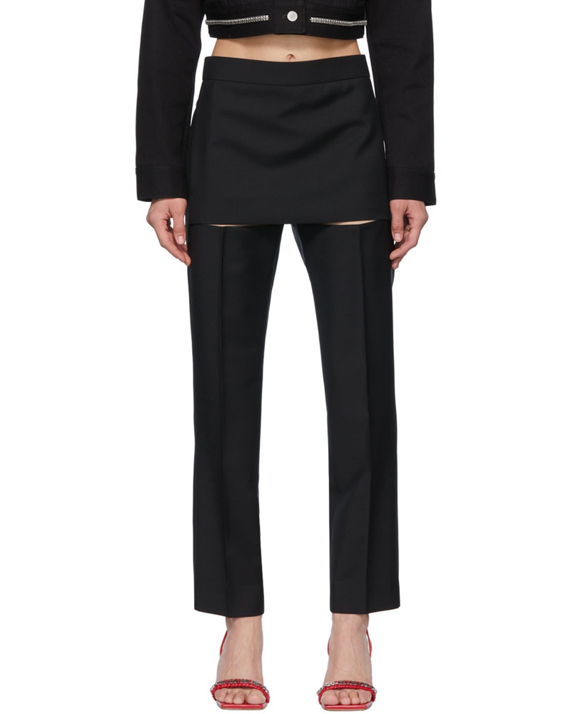 Givenchy Damen Black Wool Trousers