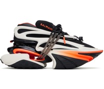 Black & Orange Unicorn Sneakers