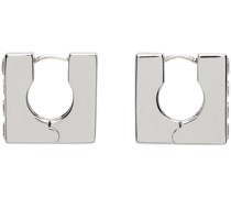 Silver Square Earrings