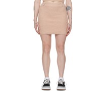 Pink Belt Loops Miniskirt