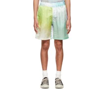 Multicolor Polyester Shorts