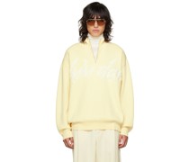 SSENSE Exclusive Yellow Half-Zip Sweater