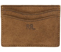 Brown Roughout Card Holder