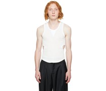 White Susannah Tank Top