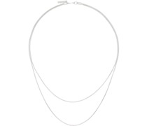 Silver Double Diana Necklace