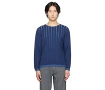 Blue Filipo Reversible Sweater