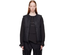 Black & Purple Arc Reversible Vest