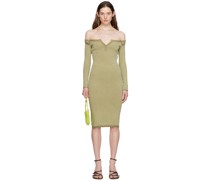 Green 'La Robe Maille Pampero' Midi Dress