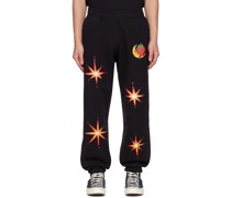Black Firework Lounge Pants