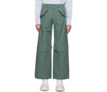 Green Front Pocket Cargo Pants