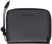 Black Square Leather Wallet