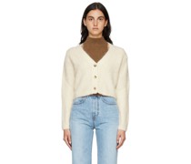 SSENSE Exclusive Off-White Cropped Cardigan