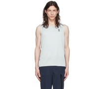 Grey Polyester Tank Top