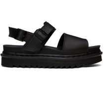 Black Leather Voss Sandals