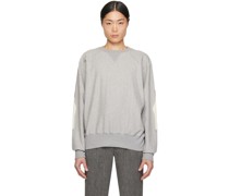 Gray Cutout Sweatshirt