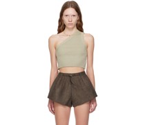 Taupe Le Raphia 'La Maille Ascu' Tank Top