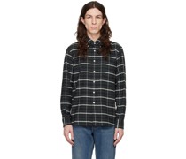 Navy Check Shirt