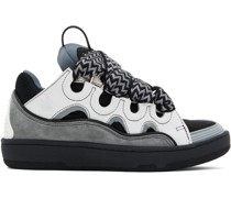 Gray & Black Curb Sneakers