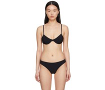 Black Nylon Bikini Top