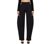 Black Round Trousers