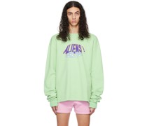 SSENSE Exclusive Green Aliens Sweatshirt