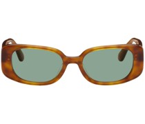 Tortoiseshell & Green Muse Sunglasses