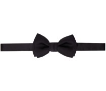 Black Hook-Eye Bow Tie